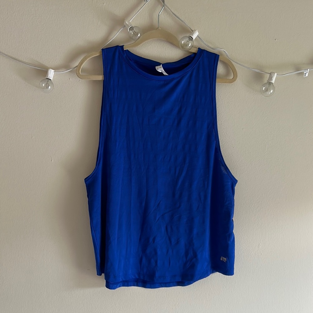 Blue Marika Workout Top
